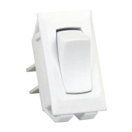 Jr Products UNLABELED 12V ON/OFF SWITCH, POLAR WHITE 13395